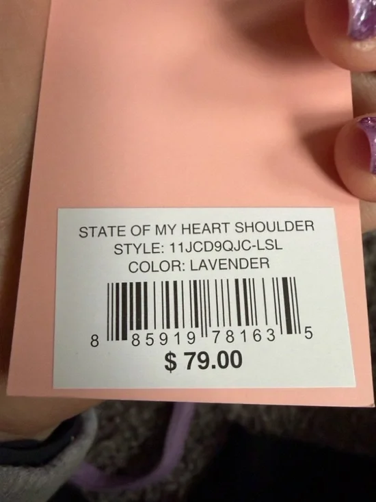 Juicy Couture Exclusive State of my Heart Shoulder Lavender Logo Bag - Picture 11 of 12